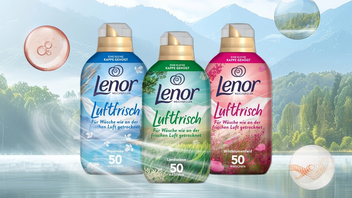 Wie an der frischen Luft getrocknet: Lenor präsentiert neues innovatives Weichspüler-Konzentrat in drei dezenten Düften - Foto: presseportal.de