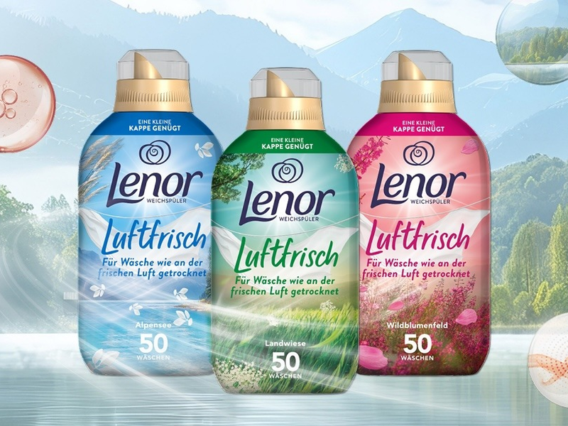 Wie an der frischen Luft getrocknet: Lenor präsentiert neues innovatives Weichspüler-Konzentrat in drei dezenten Düften - Foto: presseportal.de
