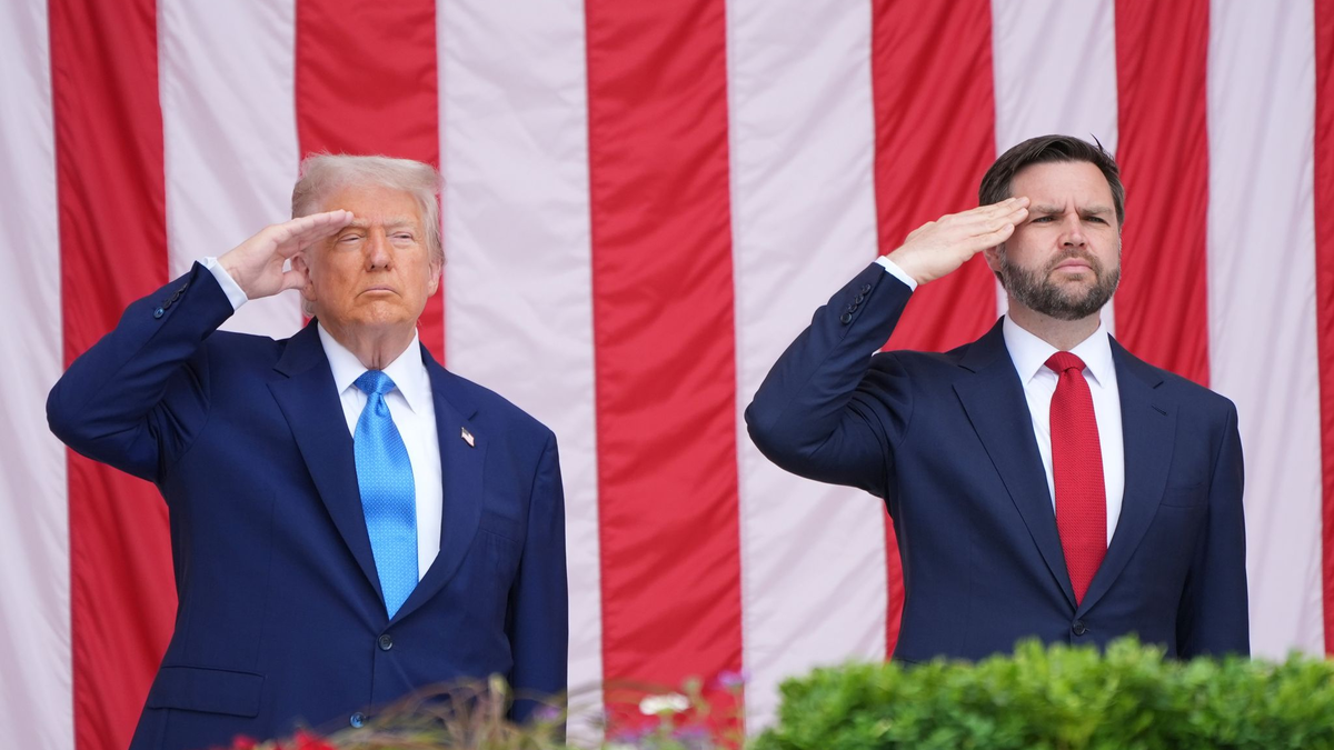 US-Präsident Donald Trump bezeichnet eine Kandidatur seines Vize JD Vance bei der kommenden Präsidentschaftswahl als «höchstwahrscheinlich». (Archivbild) - Foto: Jacquelyn Martin/AP/dpa