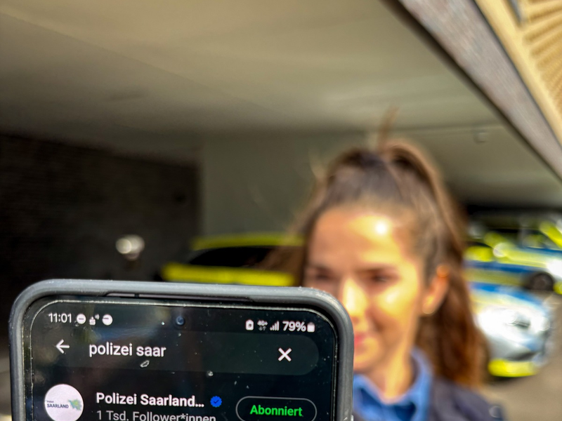POL-SL: Polizei Saarland startet neuen WhatsApp-Kanal / Polizei Saarland - Aktuell - Foto: presseportal.de