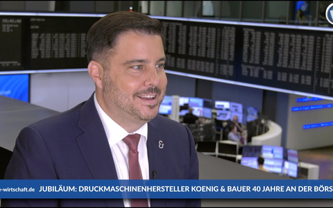 Stephen Kimmich (Koenig & Bauer): Wir haben unglaublich viele gesunde, profitable Geschäftsbereiche - Foto: inside-wirtschaft.de