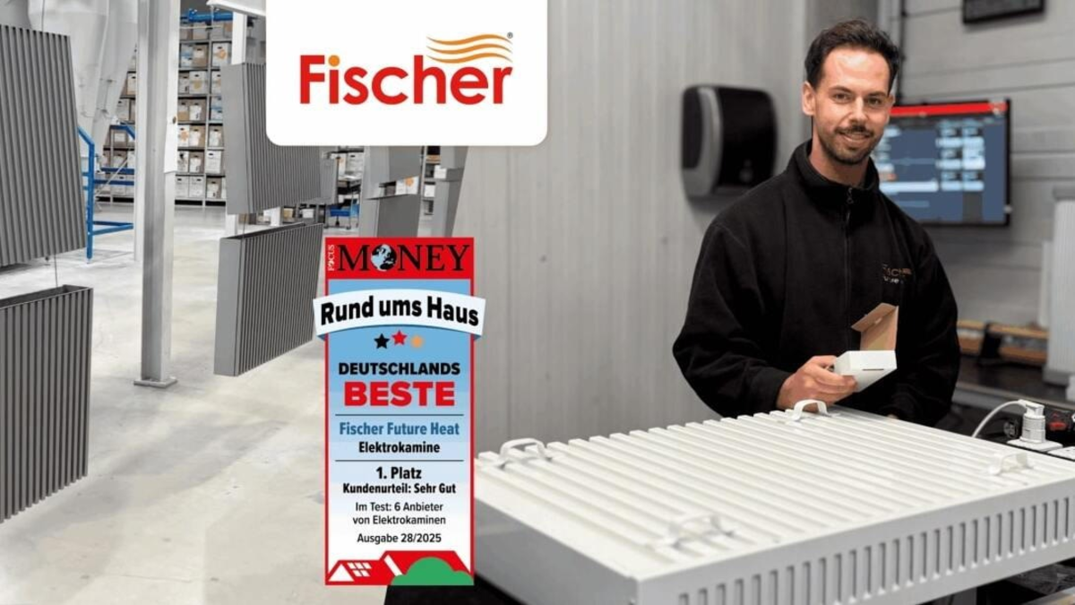 Fischer Future Heat erneut ausgezeichnet: Platz 1 für Kundenzufriedenheit bei Focus Money Studie 