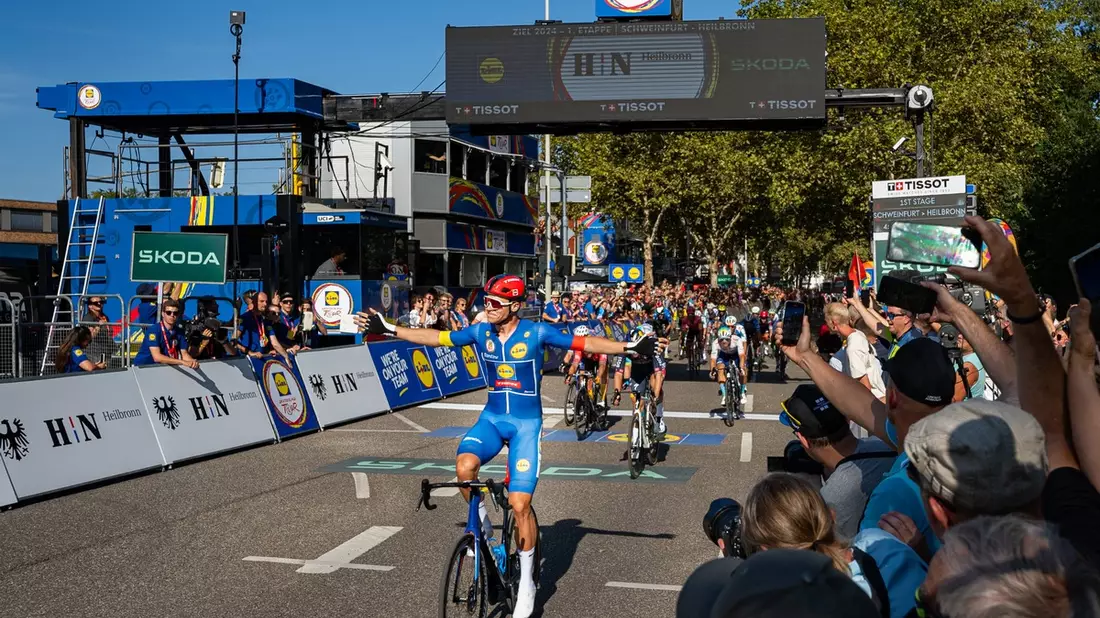 Lidl bringt Frische in die Lidl Deutschland Tour / Lebensmitteleinzelhändler stellt bei Etappenrennen bewusste Ernährung und Bewegung in den Fokus - Bild: presseportal.de