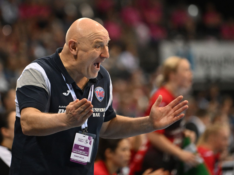 THC-Trainer Herbert Müller macht der HB Ludwigsburg schwere Vorwürfe.  - Foto: Marijan Murat/dpa
