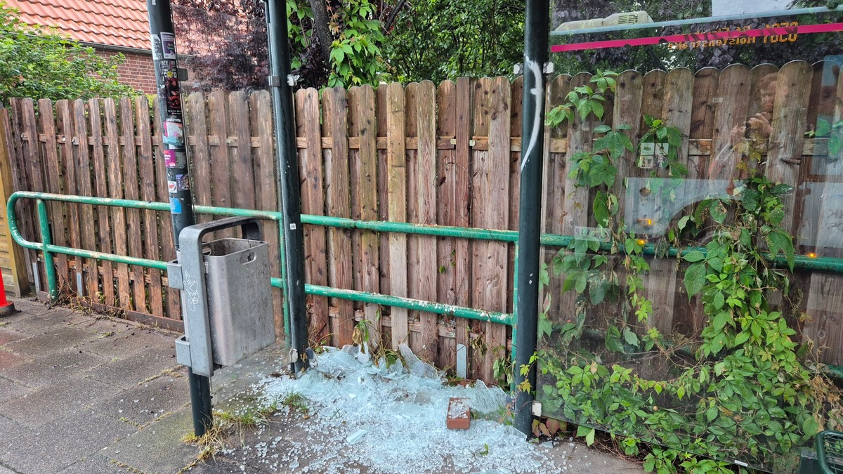 POL-SE: Elmshorn - Polizei sucht Hinweise nach diversen Sachbeschädigungen in einer Nacht an Fahrzeugen, Bushaltestellen und Blitzeranhänger - Foto: presseportal.de