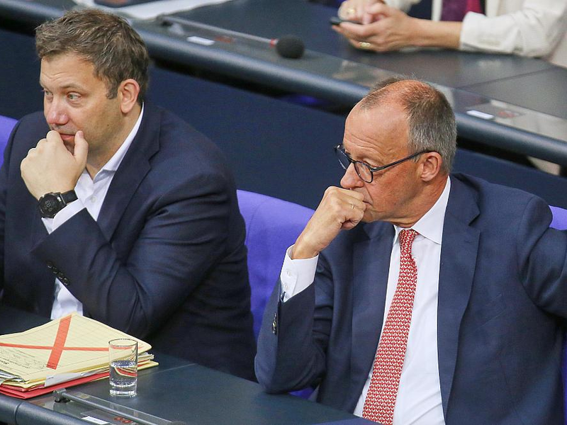 Lars Klingbeil und Friedrich Merz (Archiv) - Foto: über dts Nachrichtenagentur