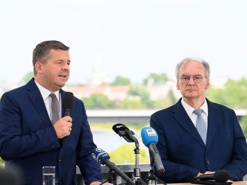 Schulze soll in Haseloffs Fußstapfen treten. - Foto: Klaus-Dietmar Gabbert/dpa