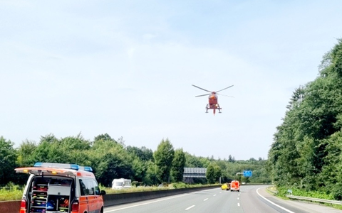 FW-RS: Remscheid - Schwerer Verkehrsunfall auf der Bundesautobahn A1 - Foto: presseportal.de