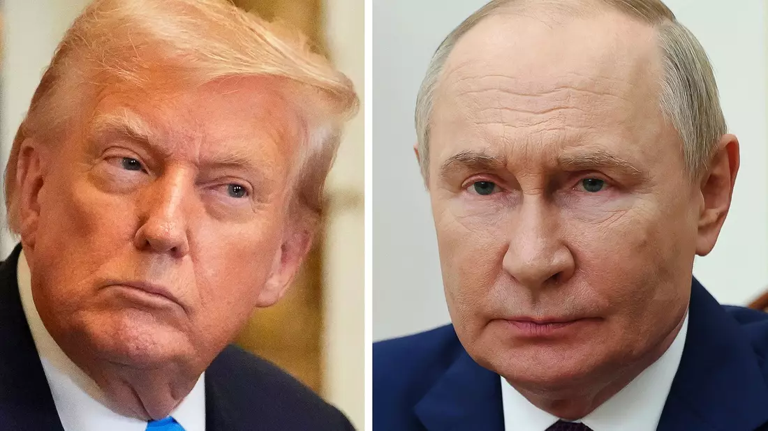 Bei dem Treffen in Alaska steht für beide Staatschefs viel auf dem Spiel. (Archivbild) - Bild: Mark Schiefelbein/Mihail Metzel/AP/Pool Sputnik Government via AP/dpa