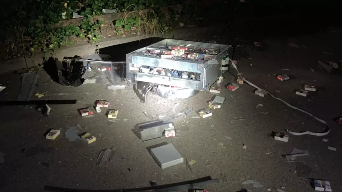 POL-AC: Freistehender Zigarettenautomat gesprengt - Täter flüchtig - Bild: presseportal.de