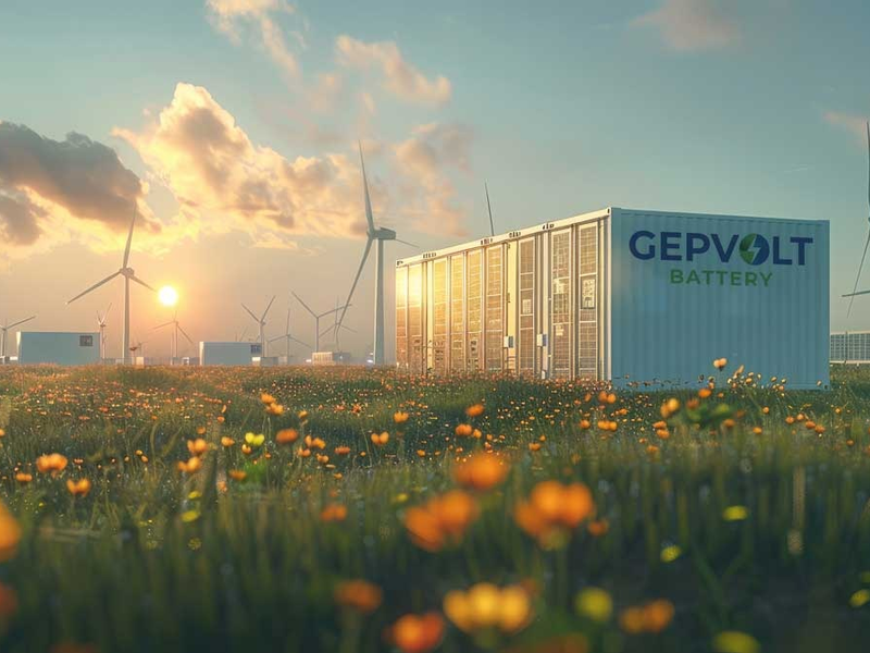 Batteriespeicher für Netzstabilität - GEPVOLT - Foto: presseportal.de