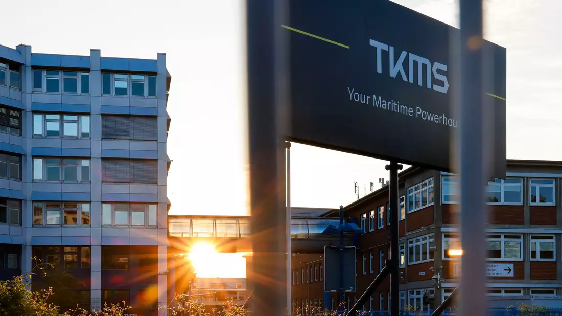 TKMS wird von Thyssenkrupp abgespalten und geht an die Börse. Thyssenkrupp behält mit 51 Prozent aber die Mehrheit.  - Bild: Frank Molter/dpa