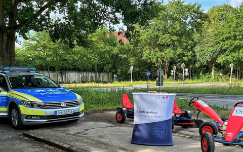 POL-HL: HL - Lübeck / Sommerferien-Aktion: Verkehrserziehung für Grundschulkinder - Foto: presseportal.de