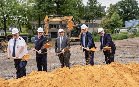 FW-E: Neubau der Feuerwache Werden/Heidhausen startet mit symbolischem Spatenstich - Foto: presseportal.de