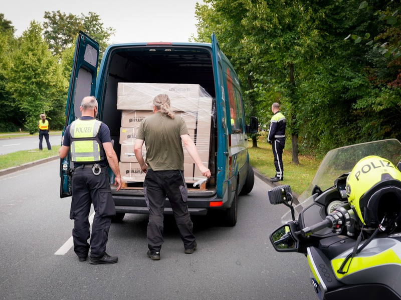 POL-GE: Gemeinsame Schwerpunktkontrollen im Verkehr- Polizei zieht Bilanz - Foto: presseportal.de