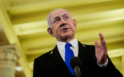 Israels Ministerpräsident Benjamin Netanjahu wirft Deutschland vor, die Terrorgruppe Hamas zu belohnen. (Foto Archiv) - Foto: Julia Demaree Nikhinson/AP/dpa