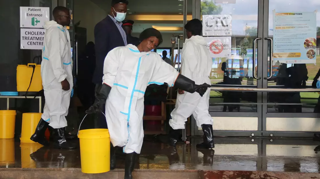 Die Weltgesundheitsorganisation (WHO) sieht die Cholera in Afrika weiter auf dem Vormarsch. - Bild: --/AP/dpa