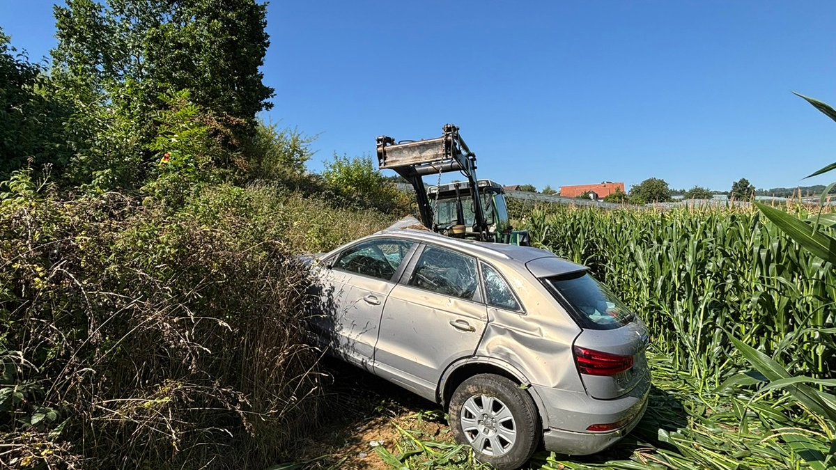 KFV Bodenseekreis: Verkehrsunfall auf der K7769 fordert ein Todesopfer - Foto: presseportal.de