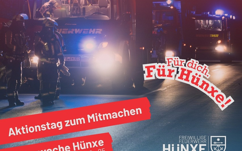 FW Hünxe: Entdecke das Feuer in dir - Aktionstag der Einheit Hünxe lädt zum Mitmachen ein - Foto: presseportal.de