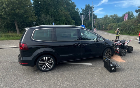 POL-PDNW: Polizeiinspektion Haßloch - Verkehrsunfall nach Frontalzusammenstoß zwischen PKW und Quad - Foto: presseportal.de