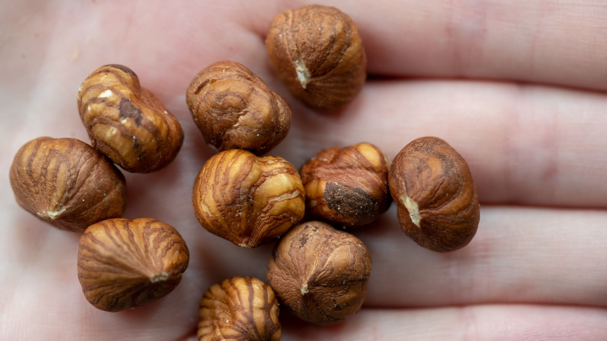 Haselnüsse wachsen auch in Deutschland, kommen aber vor allem aus der Türkei. (Illustration) - Foto: Daniel Karmann/dpa