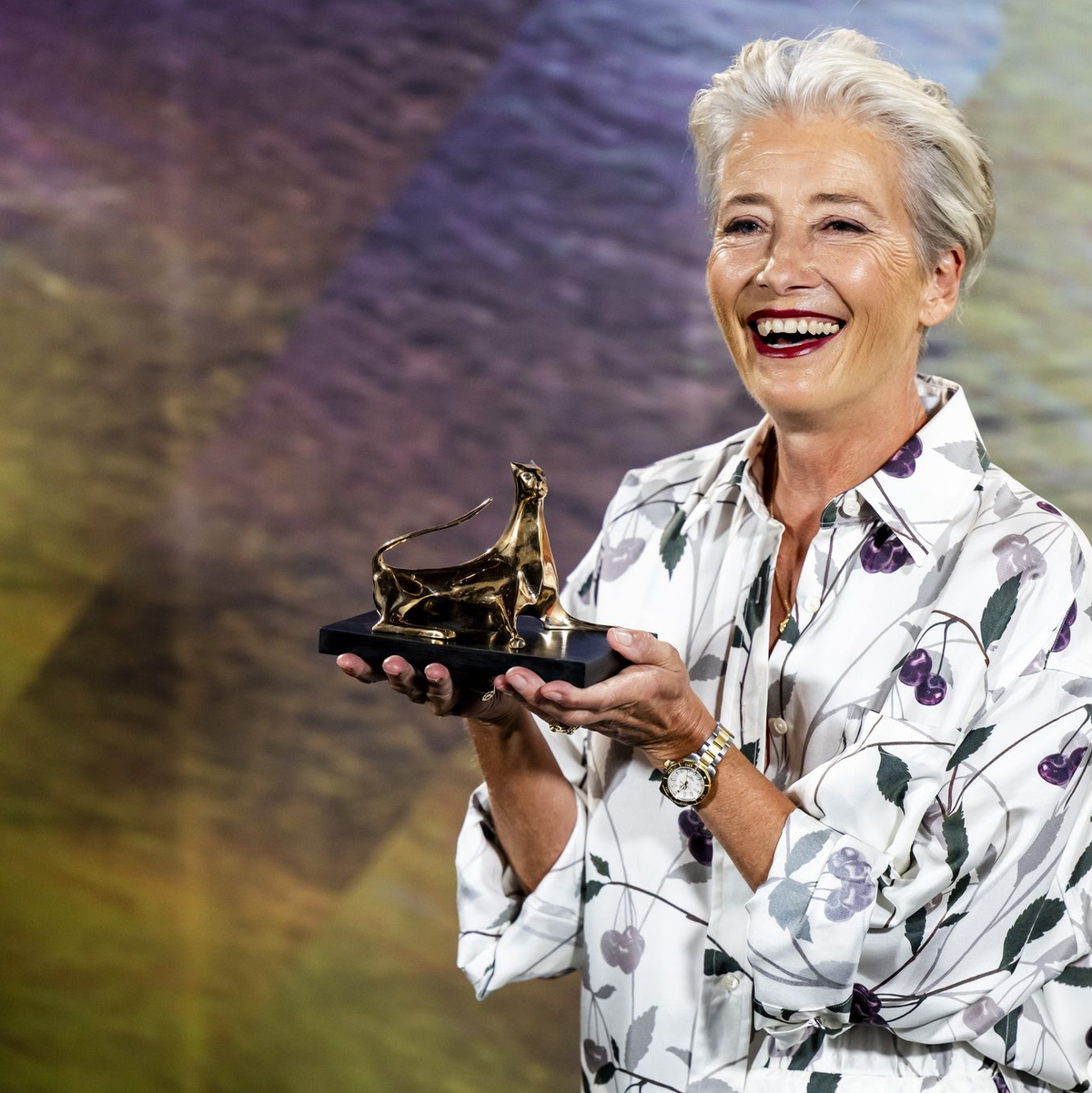 Jackie Chan hat den «Pardo alla Carriera»-Preis erhalten - für sein Lebenswerk.  - Foto: Jean-Christophe Bott/KEYSTONE/dpa