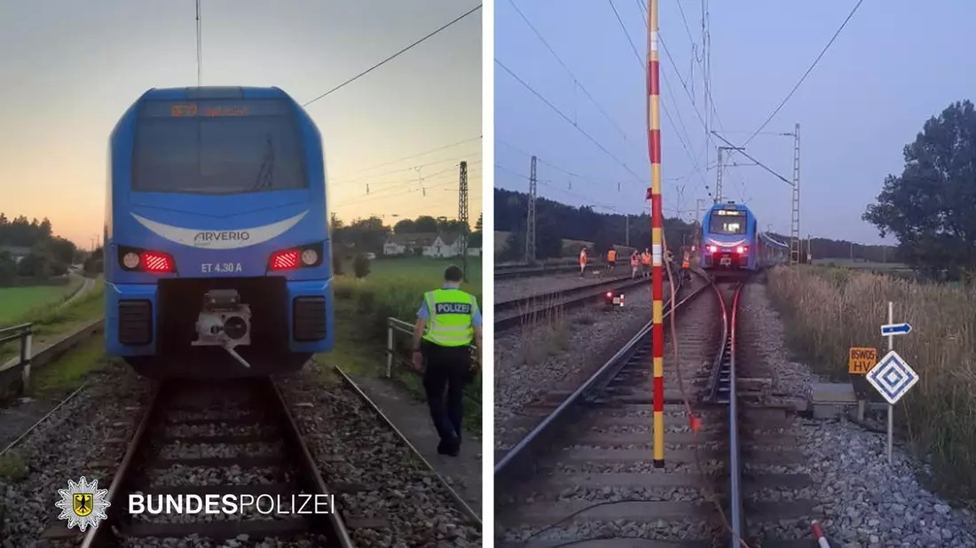 Bundespolizeidirektion München: Skalpell, Verkehrsdelikt, Bahn auf stromlosen Gleis und, und, und ... - Bild: presseportal.de