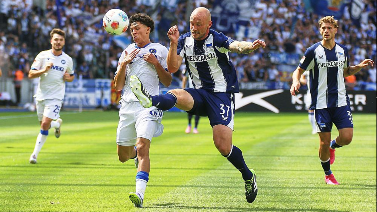Hertha BSC - Karlsruher SC am 10.08.2025 - Foto: über dts Nachrichtenagentur