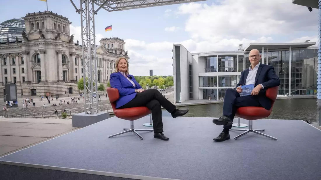Bärbel Bas im ARD-Sommerinterview - Bild: presseportal.de