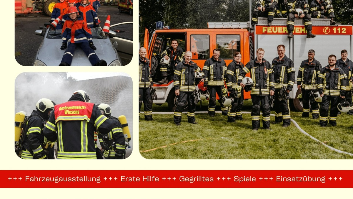 FW-AUR: Feuerwehr Wiesens lädt zum Tag der offenen Tür am 23.08. - Foto: presseportal.de