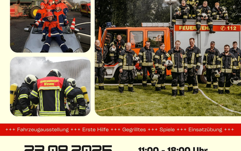 FW-AUR: Feuerwehr Wiesens lädt zum Tag der offenen Tür am 23.08. - Foto: presseportal.de