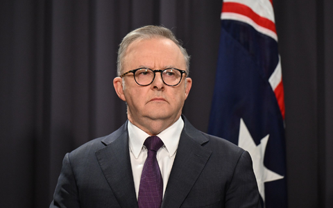 Australiens Premier Anthony Albanese schlieĂt sich Frankreich und Kanada an. (Archivfoto) - Foto: Lukas Coch/AAP/dpa Australiens Premier Anthony Albanese schlieĂt sich Frankreich und Kanada an. (Archivfoto) - Foto: Lukas Coch/AAP/dpa