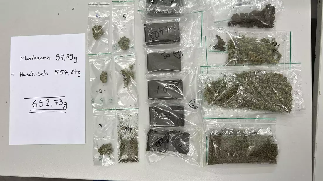 POL-DA: Bensheim: Insgesamt mehr als ein halbes Kilo Marihuana und Haschisch beschlagnahmt/Zwei Jugendliche vorläufig festgenommen - Bild: presseportal.de