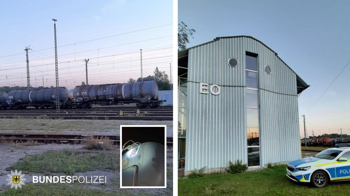 Bundespolizeidirektion München: Stromunfall Rangierbahnhof - 30-Jähriger erlitt lebensbedrohliche Verletzungen - Foto: presseportal.de