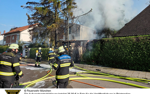 FW-M: Wochenendrückblick der Feuerwehr München - Foto: presseportal.de