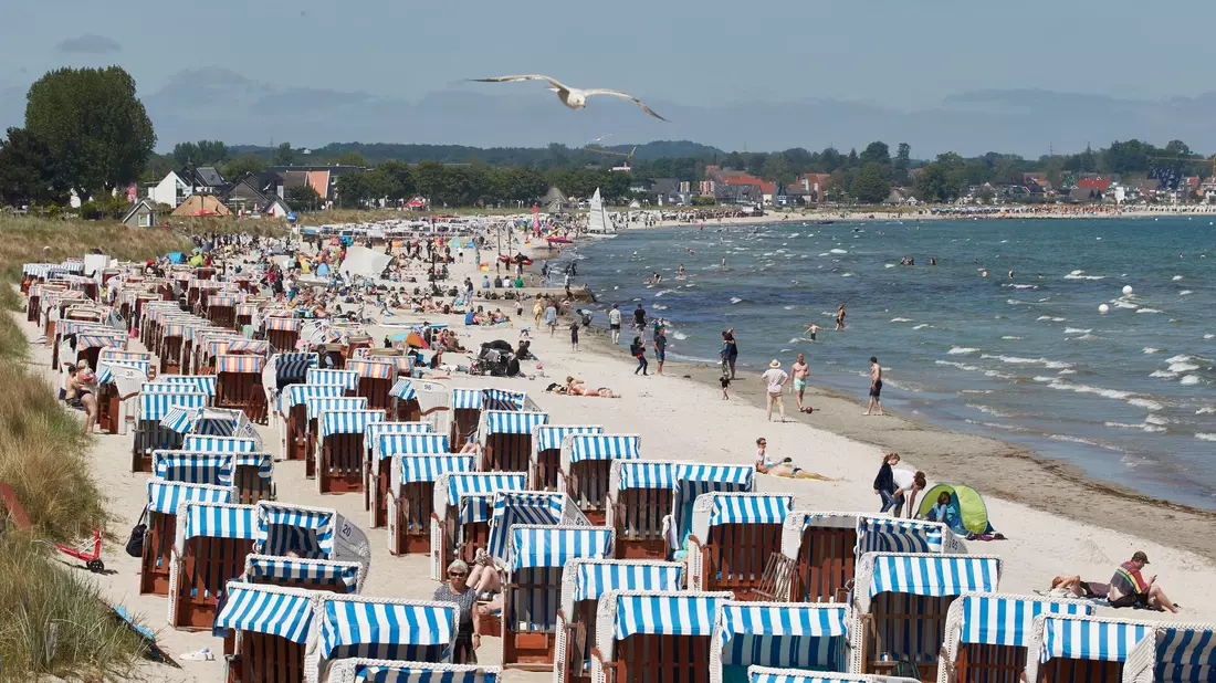 Die neue Woche verspricht Badewetter in Deutschland. - Bild: Georg Wendt/dpa
