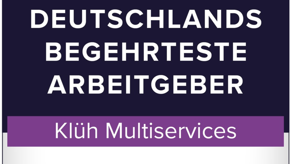 Bestplatzierung im Branchen-Ranking / Klüh erneut begehrtester Arbeitgeber im Facility Management - Foto: presseportal.de