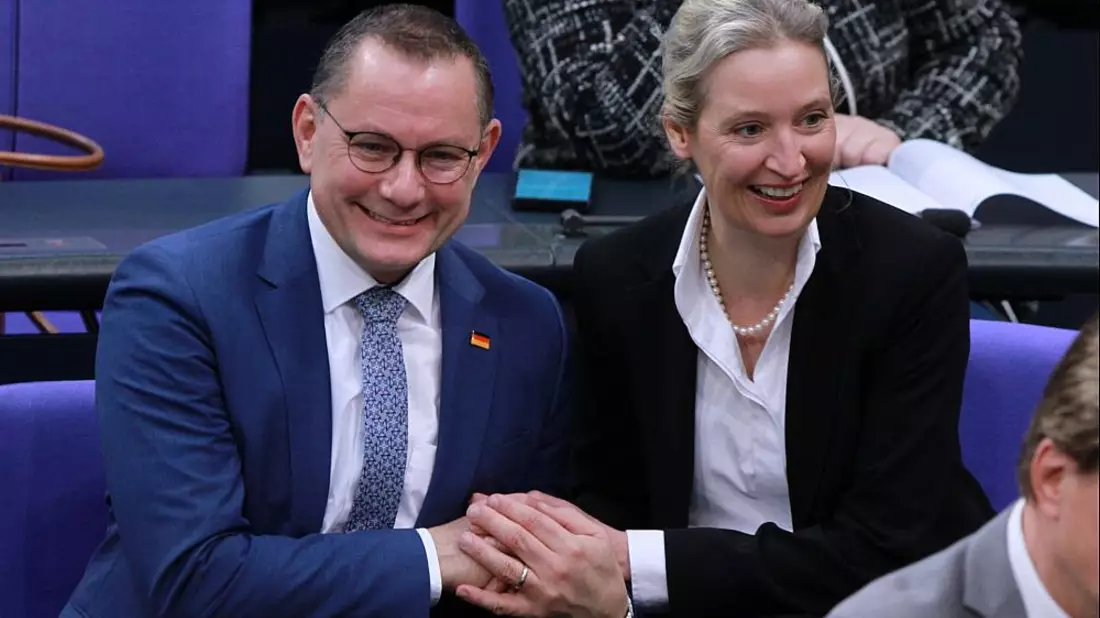 Tino Chrupalla und Alice Weidel (Archiv) - Bild: über dts Nachrichtenagentur
