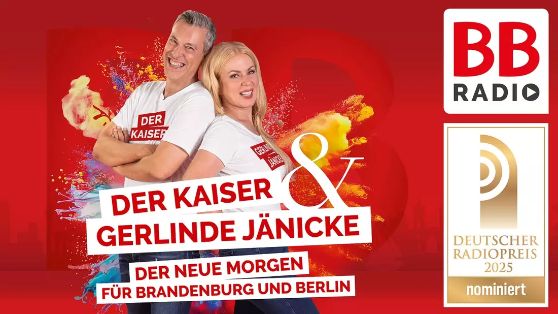 BB RADIO Morgenshow Der Kaiser & Gerlinde Jänicke für Deutschen Radiopreis 2025 nominiert - Bild: presseportal.de