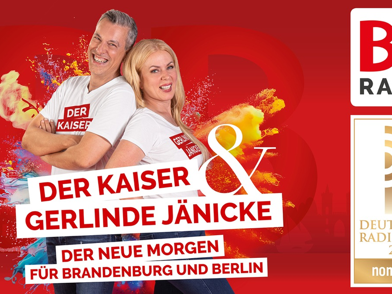 BB RADIO Morgenshow Der Kaiser & Gerlinde Jänicke für Deutschen Radiopreis 2025 nominiert - Foto: presseportal.de