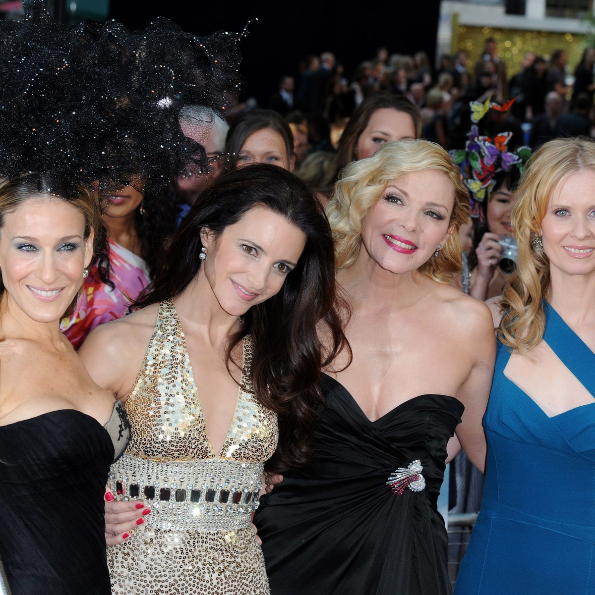 2010 kam der Kinofilm «Sex and the City 2» ins Kino - von links nach rechts: Sarah Jessica Parker, Kristin Davis, Kim Cattrall und Cynthia Nixon. - Foto: picture alliance / dpa