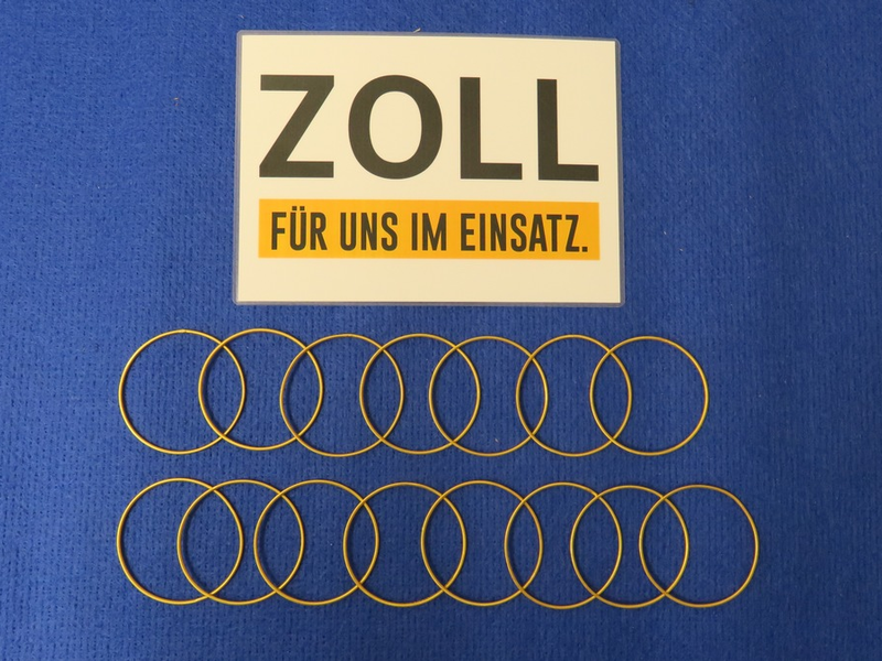 HZA-N: Nürnberger Zoll: Glänzender Goldschmuck trübt Urlaubsstimmung - Foto: presseportal.de