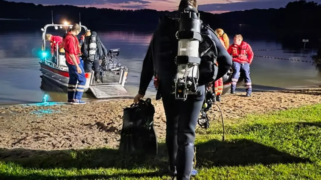 FW-SE: Vermisste Person im Mözener See - Bild: presseportal.de