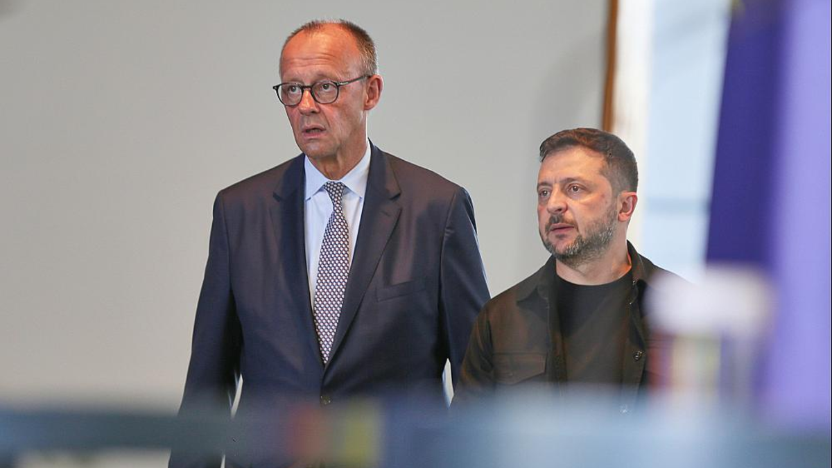Friedrich Merz und Wolodymyr Selenskyj am 13.08.2025 - Foto: über dts Nachrichtenagentur