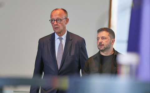 Friedrich Merz und Wolodymyr Selenskyj am 13.08.2025 - Foto: über dts Nachrichtenagentur