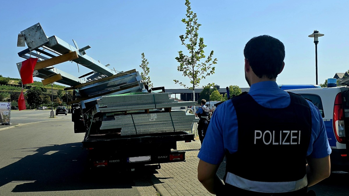 POL-PDNW: Polizei kontrolliert Schwerverkehr in Bad Dürkheim - von vorbildlich bis verkehrsgefährdend - Foto: presseportal.de