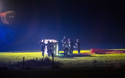 Ein Heißluftballon verunglückte im Norden der Niederlande.  - Foto: Jilmer Postma/ANP/dpa