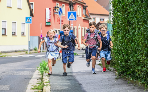 Schulweg: Sicherheit vor Schnelligkeit - Foto: presseportal.de