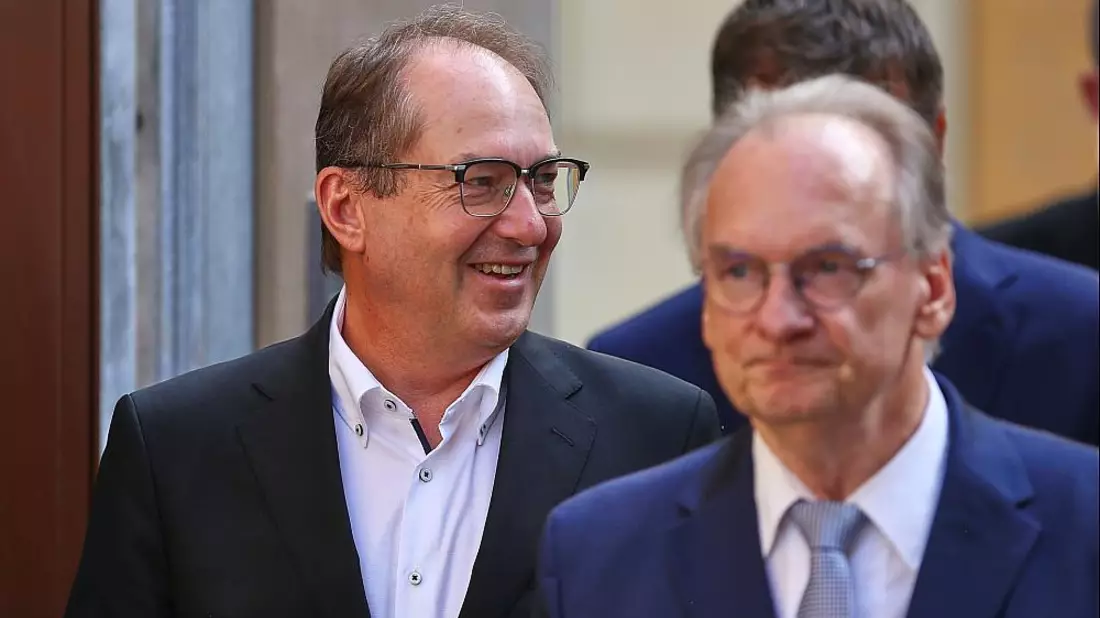 Alexander Dobrindt und Reiner Haseloff am 14.08.2025 - Bild: über dts Nachrichtenagentur