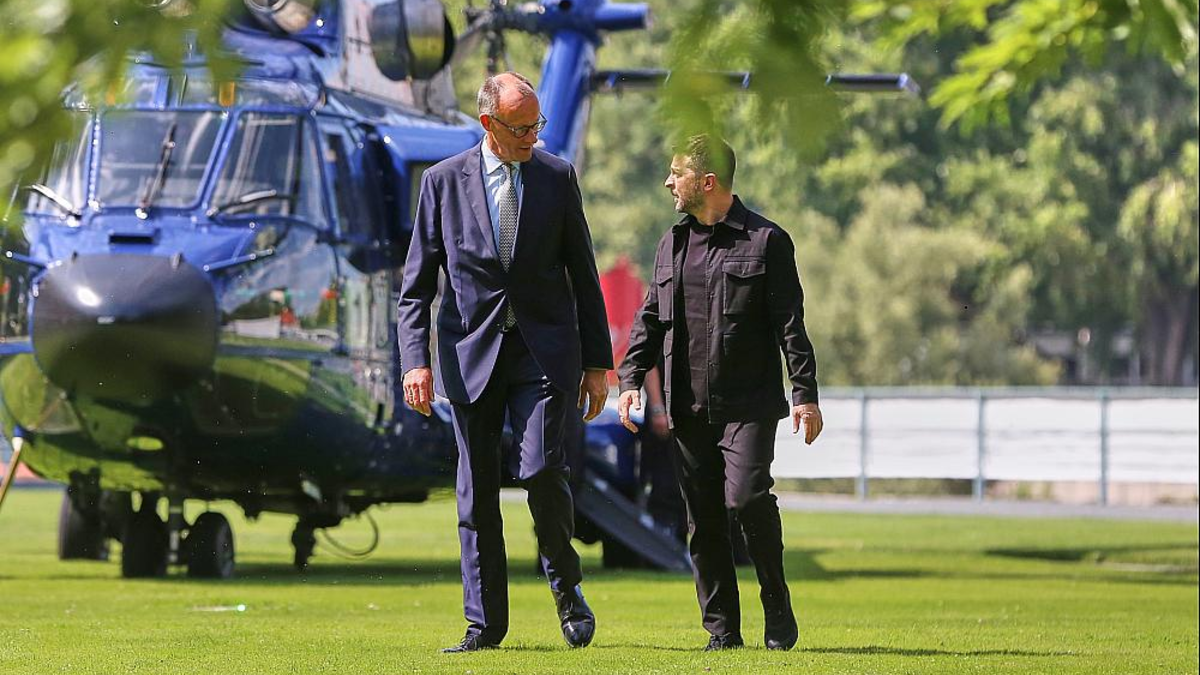 Friedrich Merz und Wolodymyr Selenskyj am 13.08.2025 - Foto: über dts Nachrichtenagentur